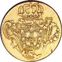 reverse of 3200 Réis - José I (1752 - 1777) coin with KM# 183 from Brazil.