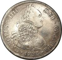 obverse of 960 Réis - João Prince Regent - Cuiaba; Countermarked (1820) coin with KM# 345 from Brazil.