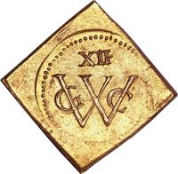 Brazil coin 12 Florins (1645 - 1646) obverse obverse of 12 Florins (1645 - 1646) coin with KM# 7 from Brazil. Inscription: XII GWC