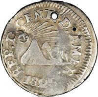 Central American Republic coin 2 Reales (1825) obverse obverse of 2 Reales (1825) coin with KM# 10 from Central American Republic.