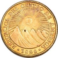 Central American Republic coin 4 Escudos (1828 - 1849) obverse obverse of 4 Escudos (1828 - 1849) coin with KM# 16 from Central American Republic.