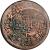 obverse of 5 Cash (1913) coin with Y# 36 from China.