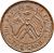 obverse of 10 Cash - Constitution (1922) coin with Y# 402 from China.