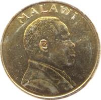 obverse of 1 Kwacha (1996 - 2003) coin with KM# 28 from Malawi. Inscription: MALAŴI