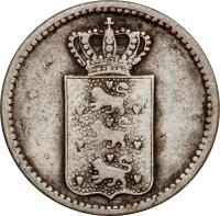 obverse of 20 Skilling - Frederik VI (1816) coin with KM# 15 from Danish West Indies.