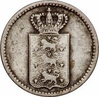 Danish West Indies coin 20 Skilling - Frederik VI (1816) obverse obverse of 20 Skilling - Frederik VI (1816) coin with KM# 15 from Danish West Indies.