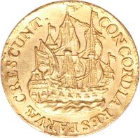 Dutch Republic coin 6 Stuivers (1740 - 1794) reverse reverse of 6 Stuivers (1740 - 1794) coin with KM# 101a from Dutch Republic.