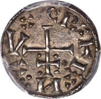 reverse of 1 Penny - Cnut (895 - 902) coin with SP# 993 from England.
