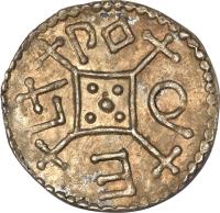 England coin 1 Penny - Coenwulf (796 - 821) reverse reverse of 1 Penny - Coenwulf (796 - 821) coin with SP# 920 from England. Inscription: PO-d-E-L+
