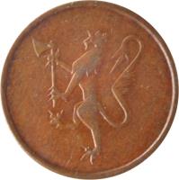 Norway coin 5 Øre - Olav V (1973 - 1982) obverse obverse of 5 Øre - Olav V (1973 - 1982) coin with KM# 415 from Norway.