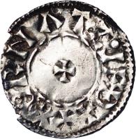 England coin 1 Penny - Aethelstan - Two-line Small Cross (924 - 939) obverse obverse of 1 Penny - Aethelstan - Two-line Small Cross (924 - 939) coin with SP# 1089 from England.