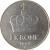 reverse of 1 Krone - Harald V (1992 - 1996) coin with KM# 436 from Norway. Inscription: 1 KRONE 1994 K