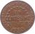 reverse of 1 Centésimo (1961 - 1987) coin with KM# 22 from Panama. Inscription: REPUBLICA · DE · PANAMA ********* UN CENTESIMO 1968