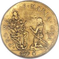 German States coin 2 Ducat - Maximilian I - Trade Coinage (1642 - 1647) reverse reverse of 2 Ducat - Maximilian I - Trade Coinage (1642 - 1647) coin with KM# 275 from German States.