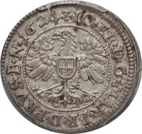 German States coin 3 Kreuzer - Joachim Ernst (1622 - 1625) obverse obverse of 3 Kreuzer - Joachim Ernst (1622 - 1625) coin with KM# 27 from German States.