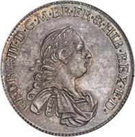 German States coin 1 Thaler - George III (1777 - 1778) obverse obverse of 1 Thaler - George III (1777 - 1778) coin with KM# 372 from German States.