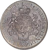 German States coin 1 Thaler - George III (1777 - 1778) reverse reverse of 1 Thaler - George III (1777 - 1778) coin with KM# 372 from German States.