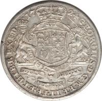 German States coin 1 Thaler - George I (1716 - 1727) obverse obverse of 1 Thaler - George I (1716 - 1727) coin with KM# 113 from German States.