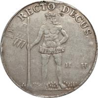 German States coin 1 Thaler - George I (1712 - 1715) reverse reverse of 1 Thaler - George I (1712 - 1715) coin with KM# 77 from German States.