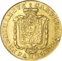 obverse of 10 Thaler - Karl Wilhelm Ferdinand (1794 - 1806) coin with KM# 1041 from German States. Inscription: CAROLVS GVILLELMVS FERDINANDVS