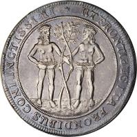 reverse of 1 Thaler - Rudolph August (1686 - 1692) coin with KM# 572 from German States.