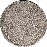 German States coin 1 1/2 Thaler - August (1655 - 1664) reverse reverse of 1 1/2 Thaler - August (1655 - 1664) coin with KM# 450 from German States.