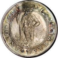 reverse of 1 Thaler - Friedrich Ulrich (1613 - 1629) coin with KM# 52 from German States.