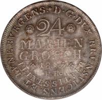 reverse of 24 Mariengroschen - Friedrich Wilhelm (1814 - 1815) coin with KM# 1060 from German States.