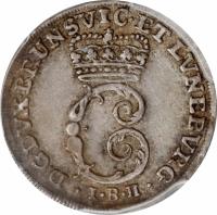 German States coin 4 Mariengroschen - Karl I (1736 - 1780) obverse obverse of 4 Mariengroschen - Karl I (1736 - 1780) coin with KM# 894 from German States.