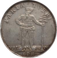 reverse of 1 Thaler - August Wilhelm (1714 - 1730) coin with KM# 739 from German States.