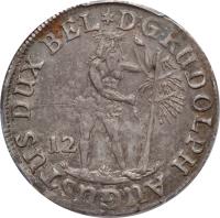 obverse of 12 Mariengroschen - Rudolf August (1668 - 1684) coin with KM# 504 from German States.