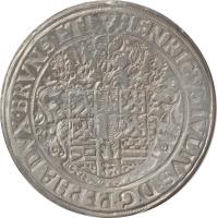 obverse of 1 Thaler - Heinrich Julius (1600 - 1613) coin with KM# 7 from German States.