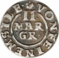 reverse of 2 Mariengroschen - Friedrich Ulrich (1621 - 1635) coin with KM# 264 from German States.