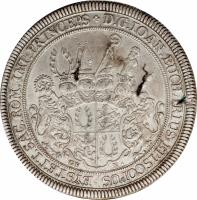 German States coin 1 Thaler - Johann Euchar (1694) obverse obverse of 1 Thaler - Johann Euchar (1694) coin with KM# 46 from German States.