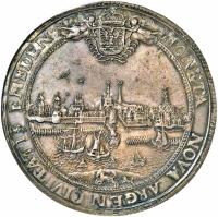 German States coin 2 Thaler - Leopold I (1674) obverse obverse of 2 Thaler - Leopold I (1674) coin with KM# A21 from German States. Inscription: MO: NO: - CI: EMB: