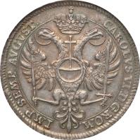 German States coin 1 Thaler - Karl VI - Augsburg Confession (1730) obverse obverse of 1 Thaler - Karl VI - Augsburg Confession (1730) coin with KM# 379 from German States. Inscription: CAROLVS VI. D.G. ROM. IMP. SEMP. AVGVST.