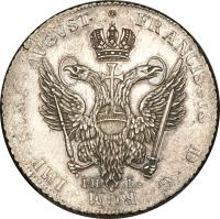 German States coin 1 Thaler - Franz I - Peace of Westphalia (1748) obverse obverse of 1 Thaler - Franz I - Peace of Westphalia (1748) coin with KM# 405 from German States. Inscription: FRANCISCVS D · G · ROM · IMP · SEMP · AVGVST · I · H · L ·