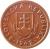 obverse of 10 Halierov (1939 - 1942) coin with KM# 1 from Slovakia. Inscription: SLOVENSKÁ REPUBLIKA