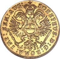 German States coin 1 Dukat - Joseph I - Trade Coinage (1706 - 1711) obverse obverse of 1 Dukat - Joseph I - Trade Coinage (1706 - 1711) coin with KM# 339 from German States.