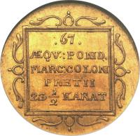 German States coin 1 Dukat - Trade Coinage (1808 - 1810) reverse reverse of 1 Dukat - Trade Coinage (1808 - 1810) coin with KM# 532 from German States.