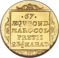 German States coin 1 Dukat - Trade Coinage (1811 - 1834) reverse reverse of 1 Dukat - Trade Coinage (1811 - 1834) coin with KM# 540 from German States.