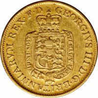 German States coin 5 Thaler - George III (1813 - 1815) obverse obverse of 5 Thaler - George III (1813 - 1815) coin with KM# 101 from German States.