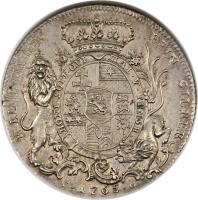 reverse of 1 Thaler - Friedrich II (1765) coin with KM# 476 from German States.
