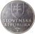 obverse of 2 Koruny (1993 - 2008) coin with KM# 13 from Slovakia. Inscription: SLOVENSKÁ REPUBLIKA year of mintage (1995) Z