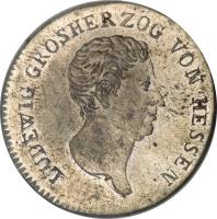 German States coin 20 Kreuzer - Ludwig I (1807 - 1809) obverse obverse of 20 Kreuzer - Ludwig I (1807 - 1809) coin with KM# 268 from German States.