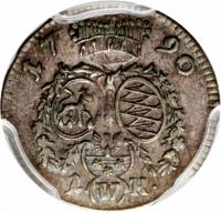 German States coin 1 Kreuzer - Dominik Konstantin (1790) reverse reverse of 1 Kreuzer - Dominik Konstantin (1790) coin with KM# 93 from German States.