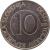 obverse of 10 Tolarjev (2000 - 2006) coin with KM# 41 from Slovenia. Inscription: REPUBLIKA SLOVENIJA DESET TOLARJEV 10 2004