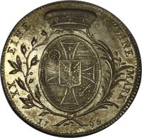 German States coin 1/2 Conventionsthaler - Friedrich Karl Josef (1795) reverse reverse of 1/2 Conventionsthaler - Friedrich Karl Josef (1795) coin with KM# 408 from German States.