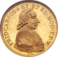 German States coin 1 Ducat - Friedrich Karl Josef - Trade Coinage (1795) obverse obverse of 1 Ducat - Friedrich Karl Josef - Trade Coinage (1795) coin with KM# 410 from German States.