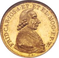 obverse of 1 Ducat - Friedrich Karl Josef - Trade Coinage (1795) coin with KM# 410 from German States.